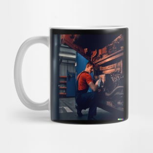 Truck Mechanic Digital Art Photography 2 Mug